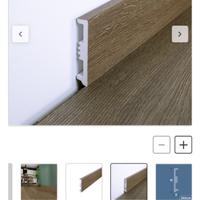 Battiscopa in PSC con passacavo