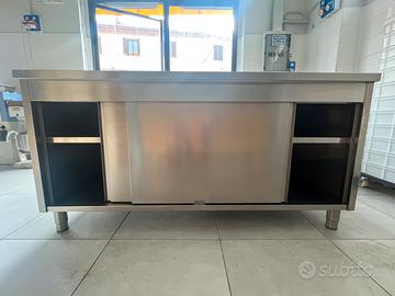 Tavolo da lavoro in acciaio