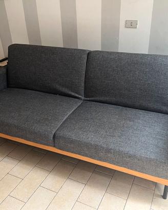 Divano letto due piazze tre sedute matrimoniale