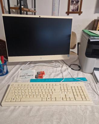 Computer hp 24 con stampante laser brother 