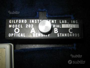 Strumento Vintage Gilford 202 densità ottica