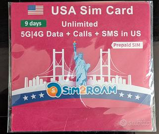 SIM Card per viaggio in USA