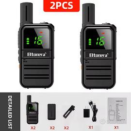 Walkie talkie PMR tascabili (trekking,caccia,ecc.)