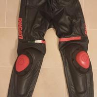 Pantaloni pelle moto Ducati Dainese