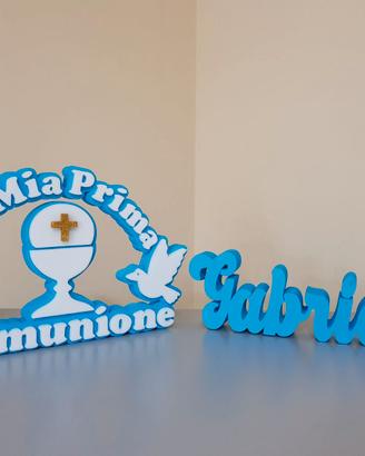 TOTEM E SCRITTA PER COMUNIONE