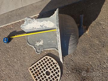 fontana angolare da giardino