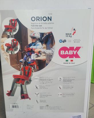 Seggiolino anteriore bambini per bicicletta