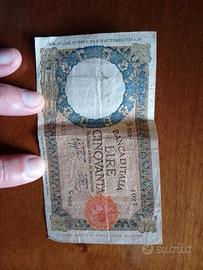 Banconota da 50 Lire, anno 1942, Lupa Capitolina