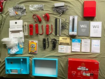 Wii Super Mario Edition + Accessori + Giochi