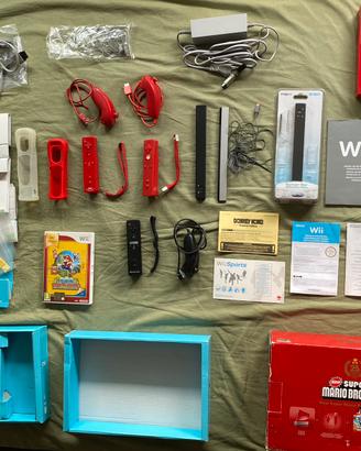 Wii Super Mario Edition + Accessori + Giochi