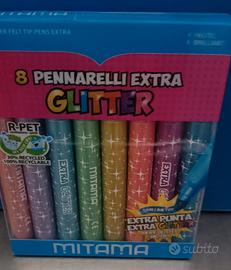 8 pennarelli extra glitter Mitama 