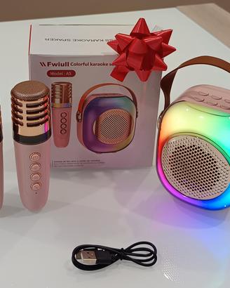 karaoke per bambini con due microfoni 