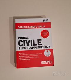 Codice civile Hoepli 2021 + leggi complementari