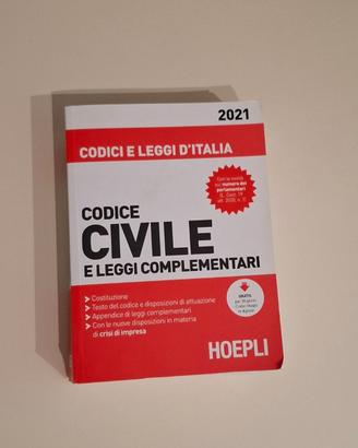 Codice civile Hoepli 2021 + leggi complementari