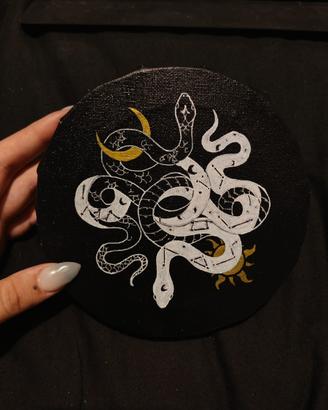 Tela Dipinta e Disegnata a Mano