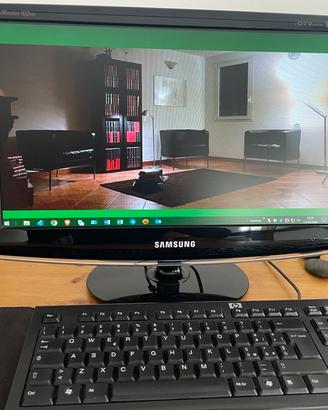 PC dx2300 HP con monitor Samsung Syncmaster 933 HD