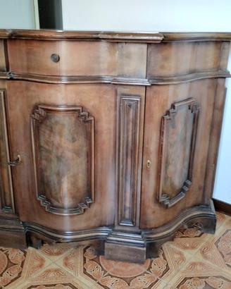 Credenza Mossa Neobarocca (Anni '40/'50)