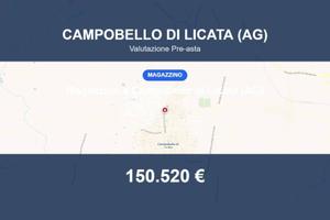 Immobile in asta di 618 m² a Campobello di Licata
