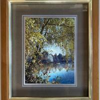 Dipinto Su Lastra Alluminio Raffigurante Paesaggio