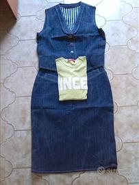 ART. 131 - COMPLETO IN JEANS + MAGLIETTA