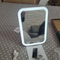 Specchio portatile led