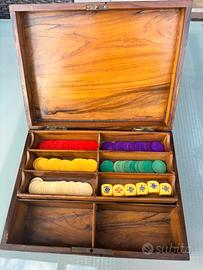 scatola da gioco fine 800 vintage