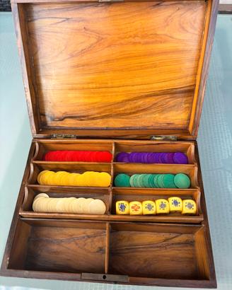 scatola da gioco fine 800 vintage