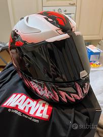 Casco con due visiere usato 2 volte