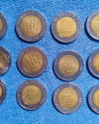 Monete 500 Lire Commemorative