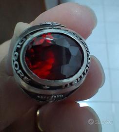 anello argento 925 paracadutisti folgore 