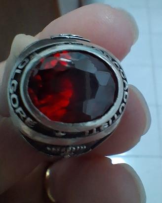 anello argento 925 paracadutisti folgore 