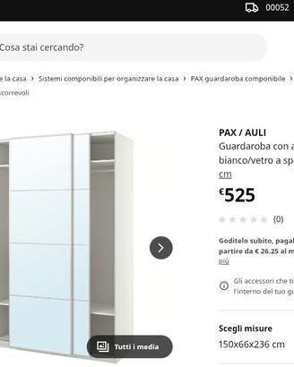 mobile ikea ante scorrevoli pax /auli 150x236