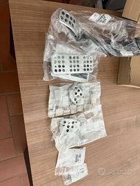 Kit pedali e poggiapiedi in alluminio per citroen