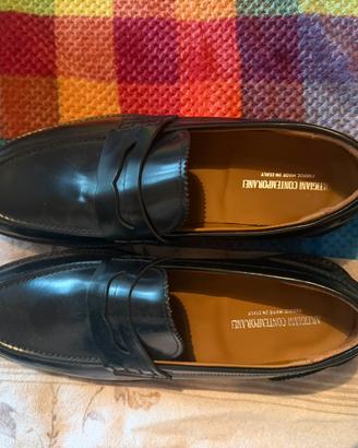 Mocassino nero classico n 45