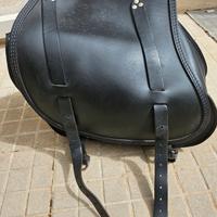 borsa laterale harley davidson 883 Ends cuoio