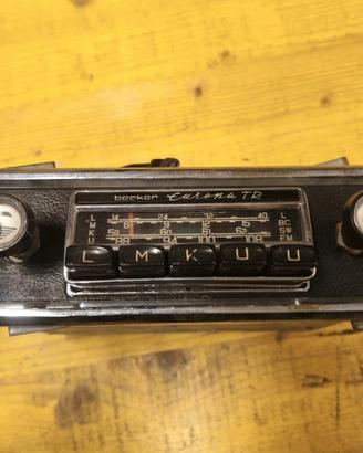 Autoradio Vintage BECKER EUROPA TR anni 60 per Mer