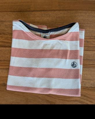 Maglietta Petit Bateau bambina righe 4A 104cm
