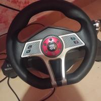 Volante con pedali per ps4