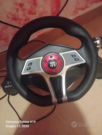 Volante con pedali per ps4