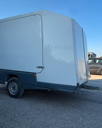 Rimorchio carrello auto moto chiuso