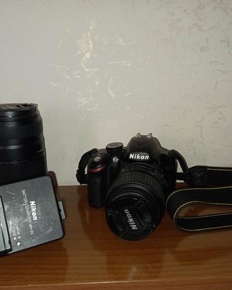 Nikon d3200 + 18-55 + 70-300 + fisheye