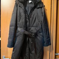 Piumino con pelliccia