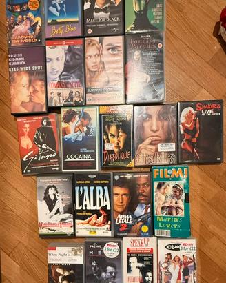 Rarità 72 (VHS e DVD) in blocco.
