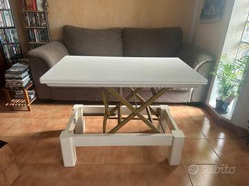 Tavolino da salotto trasformabile