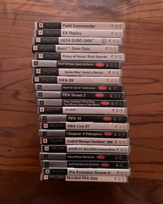 Lotto 22 giochi psp
