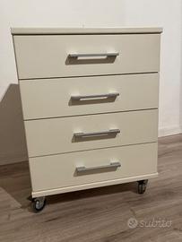 Cassettiera con ruote