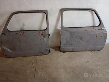 Fiat 600d 1°serie vetri scorrevoli e cornice dx/sx