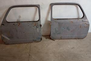 Fiat 600d 1°serie vetri scorrevoli e cornice dx/sx