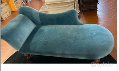 divano chaise longue ottomano vintage