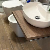MENSOLONE IN LEGNO PER SOTTO LAVELLO BAGNO